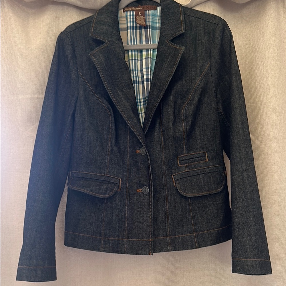 Denim blazer Tommy Bahama size 8